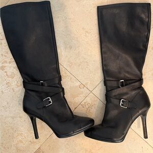 Ralph Lauren Black Heeled Boots